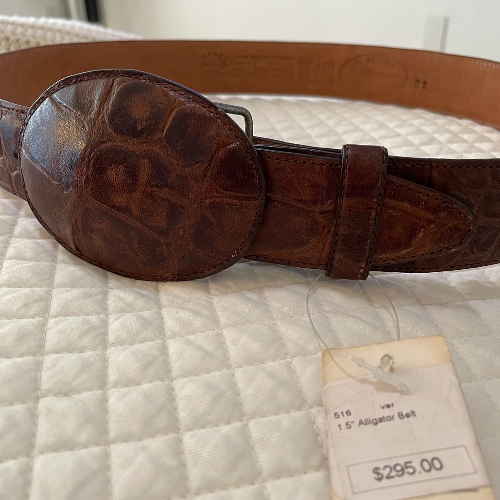 VEARI 1.5” alligator leather belts